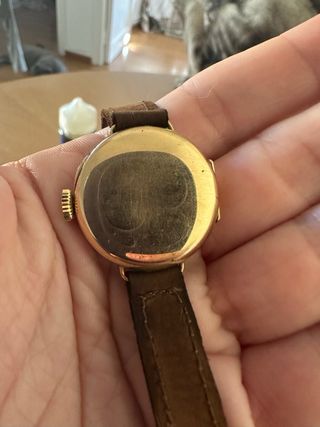 Reloj Unic antiguo dorado