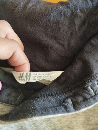 Sudadera gris H&M 12-14 años