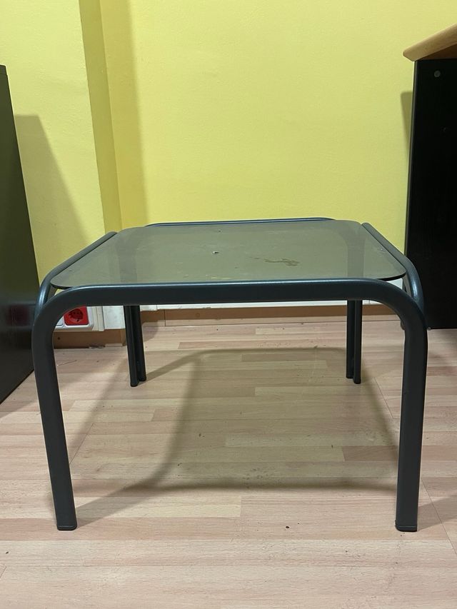 Mesa de cristal negra - Moderna