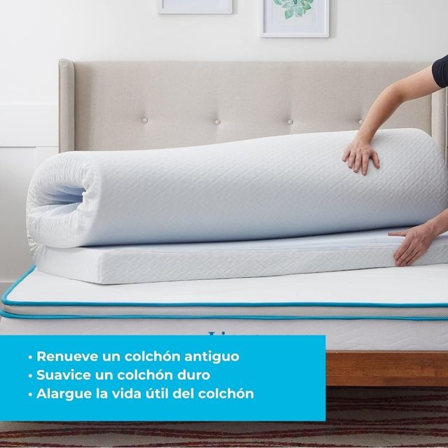 Topper Linenspa  100x200 de 10cm  Nuevo