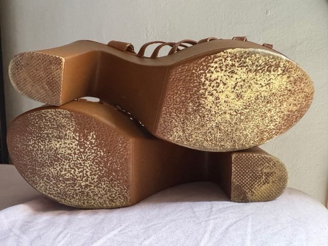 Sandalias tacón Marypaz Marrón T40