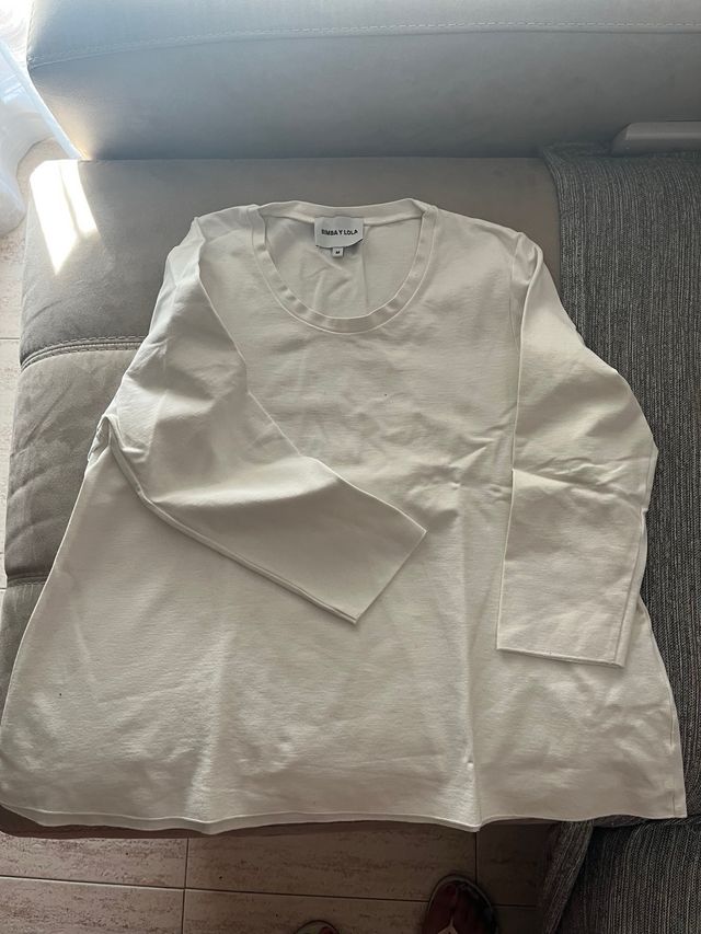 Camiseta Bimba y Lola blanca - Talla M