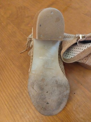 Botines TRAVERIS beige talla 37