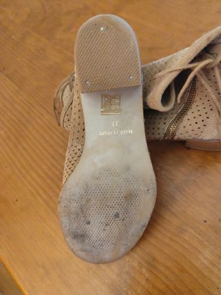 Botines TRAVERIS beige talla 37