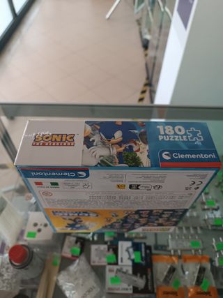 Puzzle Sonic 180 peças + sticker