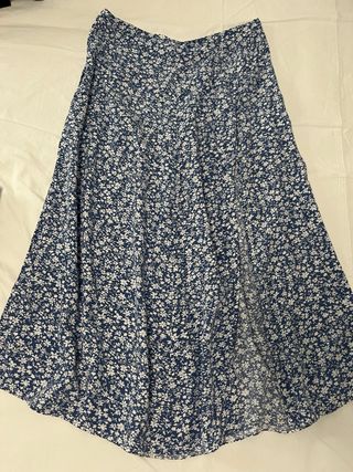 Falda midi SHEIN azul - XS