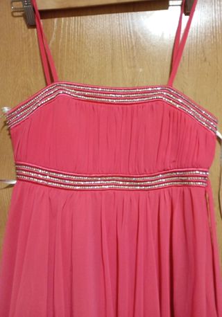 Vestido rosa fiesta talla L
