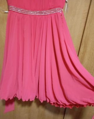 Vestido rosa fiesta talla L