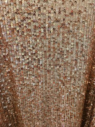 Top paillettes oro ibiza style