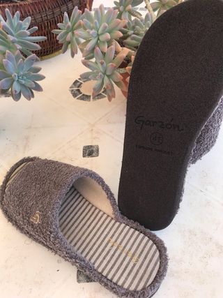 Pantuflas Garzón - Gris - Talla 41