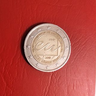 Moneda conmemorativa Bélgica 