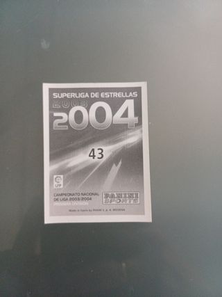 Cromo Ronaldo Superliga 2004