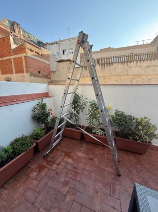 Escalera tijera aluminio