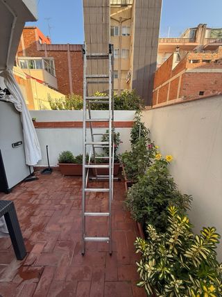 Escalera tijera aluminio