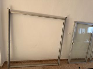 2 Ventanas aluminio 1,50x1,50m precio por cada una