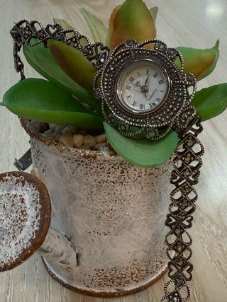 Reloj mujer plata 925 marquesitas