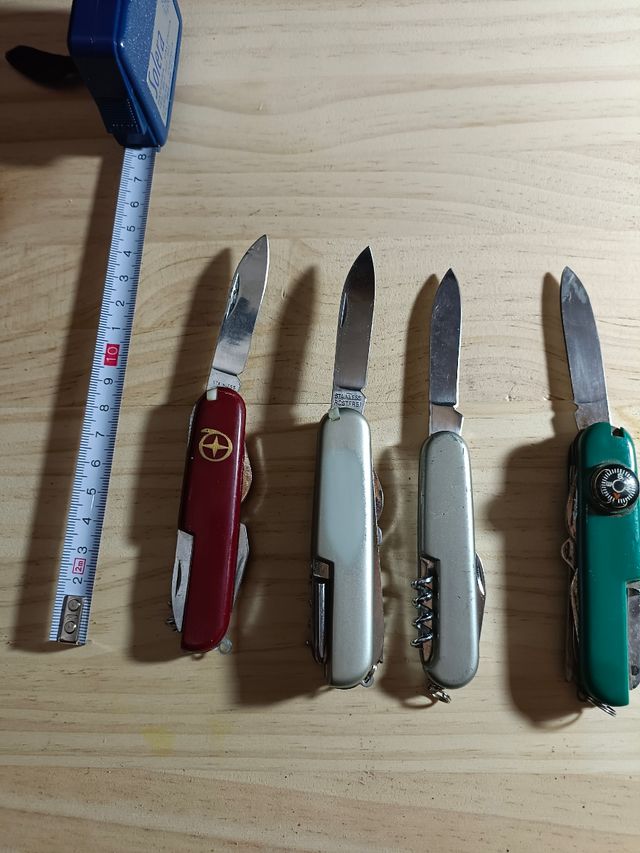 4 Navajas multiusos vintage (lote de4)