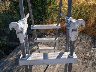 Escalera piscina gris - robusta