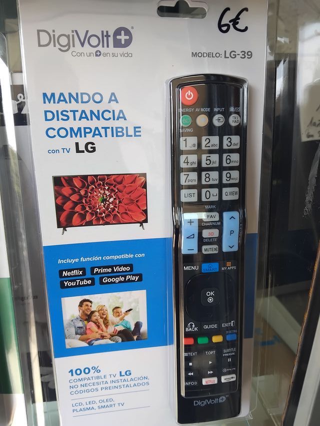 Mando a distancia televison diferentes marcas 