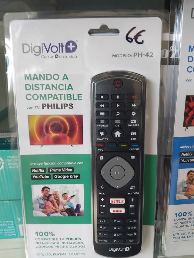 Mando a distancia televison diferentes marcas 