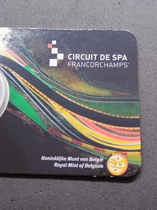 2€ commemorativo Coincard Belgio 2025 Spa