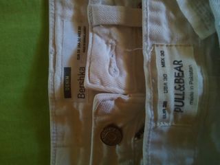 2 Bermuda blancas - Talla M