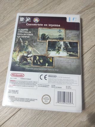 Juego nintendo Wii Zelda Twilight Princess PAL
