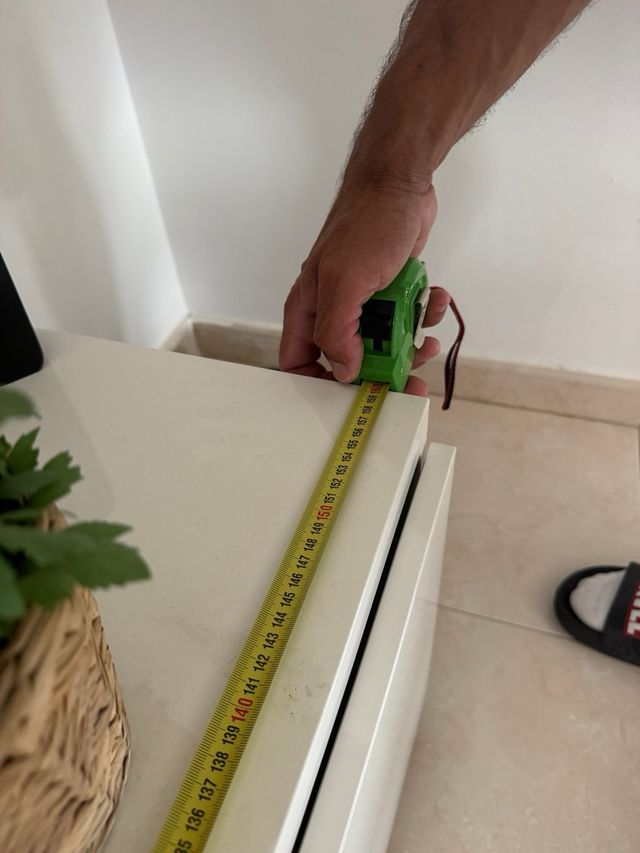 Mueble TV blanco - Estanterías