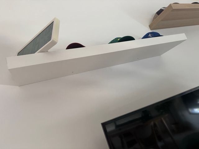 Mueble TV blanco - Estanterías