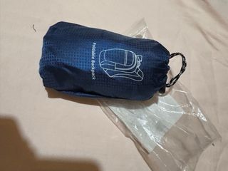 Zaino pieghevole blu - leggero