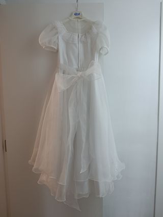 Vestido Comunión blanco niña