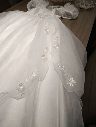 Vestido Comunión blanco niña