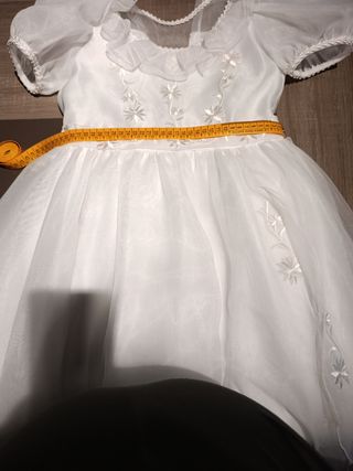 Vestido Comunión blanco niña