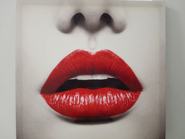 Cuadro labios rojos | Arte