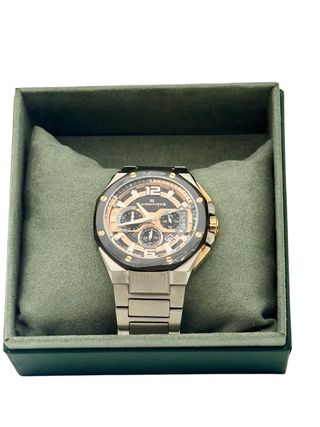 RELOJ PULSERA DE CABALLERO LANSCOTTE TITANIUM + CAJA + ESLAVONES