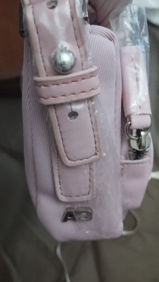 Bolso Adolfo Domínguez rosa palo 