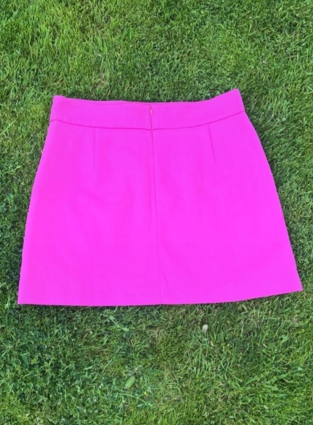 Mini Falda Zara fucsia 