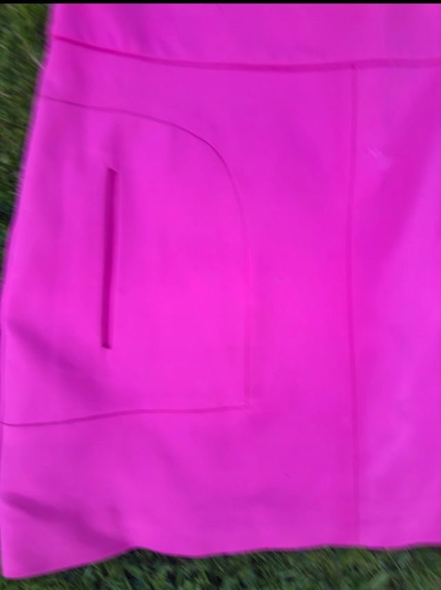 Mini Falda Zara fucsia 