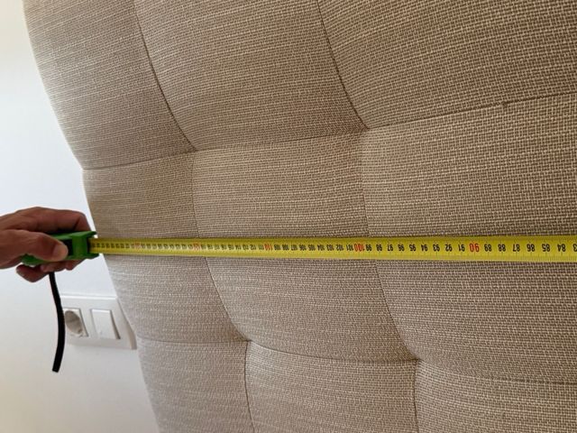 Cabecero cama 135cm beige