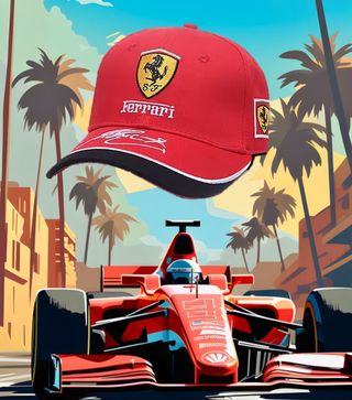 Gorra deportiva Ferrari