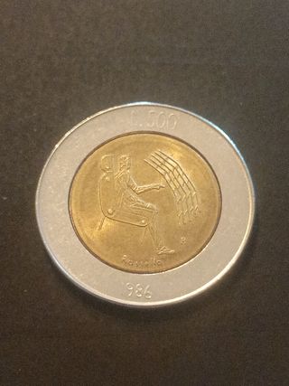 San Marino 1986 500 Liras