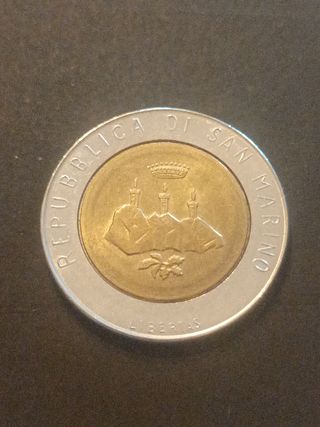 San Marino 1986 500 Liras