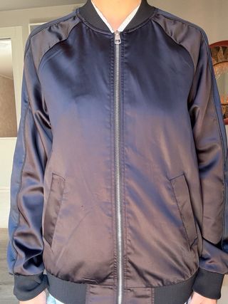 Giacca bomber nera unisex