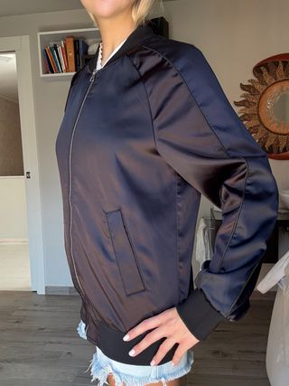 Giacca bomber nera unisex