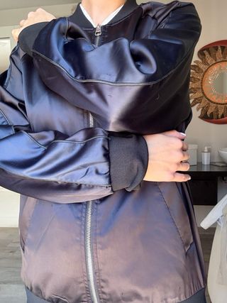 Giacca bomber nera unisex