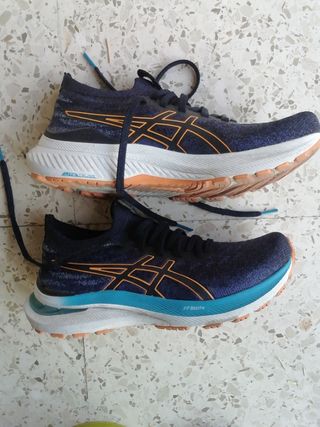 Zapatillas ASICS Running - Azul/Naranja