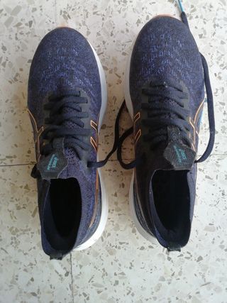 Zapatillas ASICS Running - Azul/Naranja
