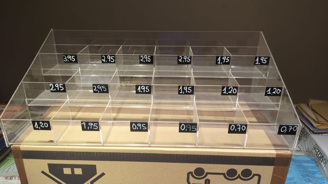 Organizador metacrilato para almacenar