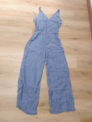Mono vaquero azul