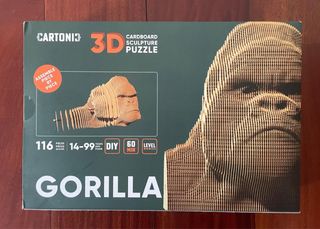 Puzzle 3D Gorila Cartonaje